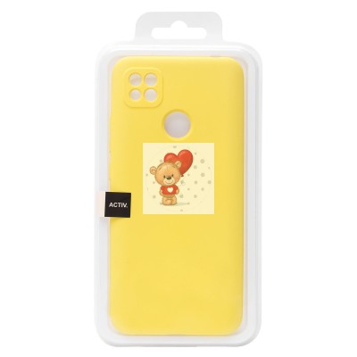 Чехол-накладка для Xiaomi Redmi 9C (желтый) Activ Full Original Design