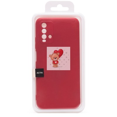 Чехол-накладка для Xiaomi Redmi 9T (бордовый) Activ Full Original Design