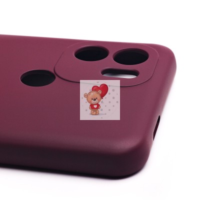 Чехол-накладка для Xiaomi Redmi A1+ (бордовый) Activ Full Original Design