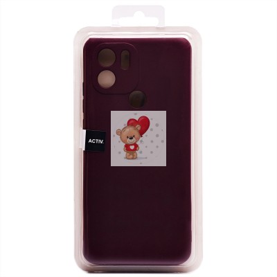 Чехол-накладка для Xiaomi Redmi A1+ (бордовый) Activ Full Original Design