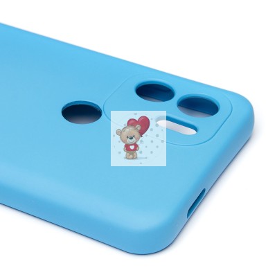 Чехол-накладка для Xiaomi Redmi A1+ (голубой) Activ Full Original Design