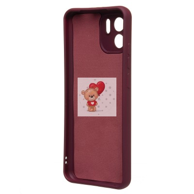 Чехол-накладка для Xiaomi Redmi A2 (бордовый) Activ Full Original Design