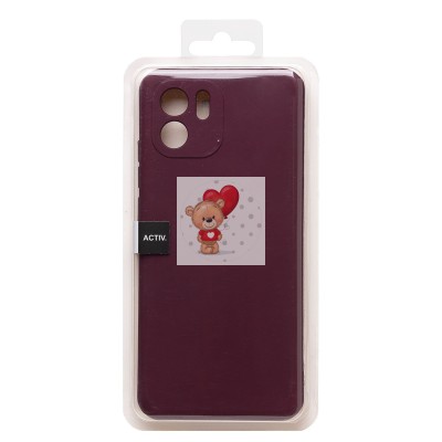 Чехол-накладка для Xiaomi Redmi A2 (бордовый) Activ Full Original Design