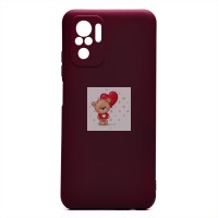 Чехол-накладка для Xiaomi Redmi Note 10S (бордовый) Activ Full Original Design