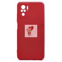 Чехол-накладка для Xiaomi Redmi Note 10S (бордовый) -131434 Activ Full Original Design