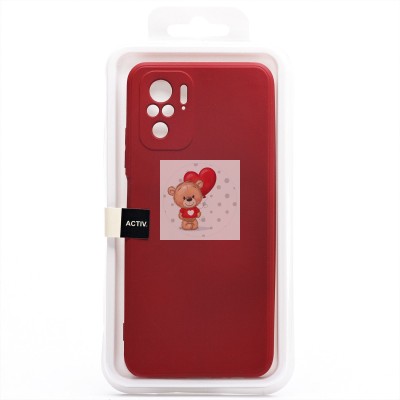Чехол-накладка для Xiaomi Redmi Note 10 (бордовый) -131434 Activ Full Original Design