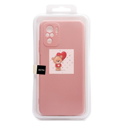 Чехол-накладка для Xiaomi Redmi Note 10 (светло-розовый) Activ Full Original Design Чехол-накладка для Xiaomi Redmi Note 10 (светло-розовый) Activ Full Original Design