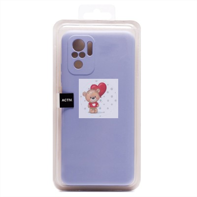 Чехол-накладка для Xiaomi Redmi Note 10 (светло-фиолетовый) Activ Full Original Design Чехол-накладка для Xiaomi Redmi Note 10 (светло-фиолетовый) Activ Full Original Design