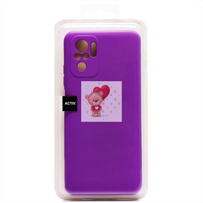 Чехол-накладка для Xiaomi Redmi Note 10 (фиолетовый) Activ Full Original Design Чехол-накладка для Xiaomi Redmi Note 10 (фиолетовый) Activ Full Original Design