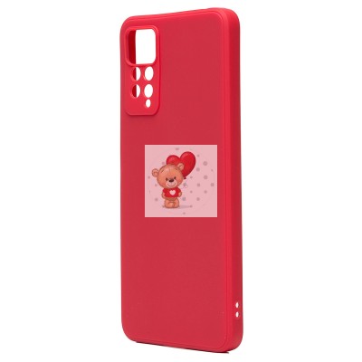 Чехол-накладка для Xiaomi Redmi Note 11 Pro 5G Global (бордовый) Activ Full Original Design