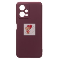 Чехол-накладка для Xiaomi Redmi Note 12 5G Global (бордовый) Activ Full Original Design