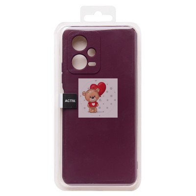 Чехол-накладка для Xiaomi Redmi Note 12 5G Global (бордовый) Activ Full Original Design