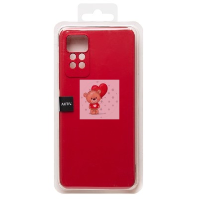 Чехол-накладка для Xiaomi Redmi Note 12 Pro 4G (красный) Activ Full Original Design Чехол-накладка для Xiaomi Redmi Note 12 Pro 4G (красный) Activ Full Original Design