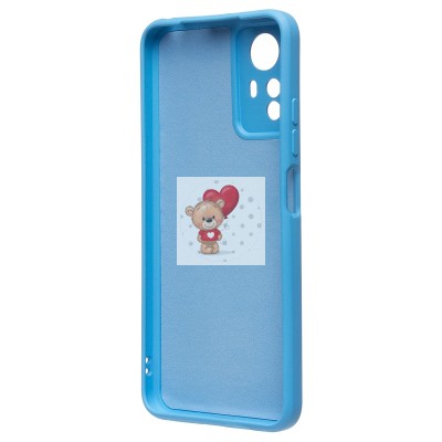 Чехол-накладка для Xiaomi Redmi Note 12S (голубой) Activ Full Original Design