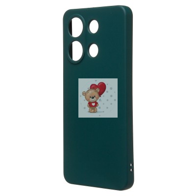 Чехол-накладка для Xiaomi Redmi Note 13 4G Global (темно-зеленый) Activ Full Original Design