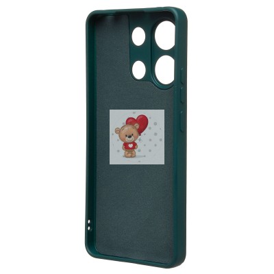 Чехол-накладка для Xiaomi Redmi Note 13 4G Global (темно-зеленый) Activ Full Original Design