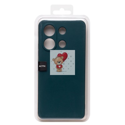 Чехол-накладка для Xiaomi Redmi Note 13 4G Global (темно-зеленый) Activ Full Original Design