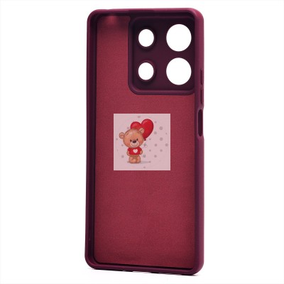 Чехол-накладка для Xiaomi Redmi Note 13 5G Global (бордовый) Activ Full Original Design