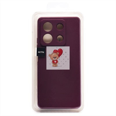 Чехол-накладка для Xiaomi Redmi Note 13 5G Global (бордовый) Activ Full Original Design