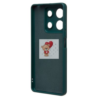 Чехол-накладка для Xiaomi Redmi Note 13 5G Global (темно-зеленый) Activ Full Original Design