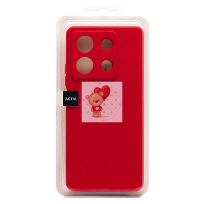 Чехол-накладка для Xiaomi Redmi Note 13 5G Global (красный) Activ Full Original Design