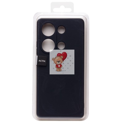 Чехол-накладка для Xiaomi Redmi Note 13 Pro 4G Global (черный) Activ Full Original Design