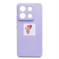 Чехол-накладка для Xiaomi Redmi Note 13 Pro 5G (светло-фиолетовый) Activ Full Original Design