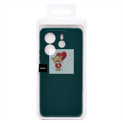 Чехол-накладка для Xiaomi Redmi Note 14 4G (темно-зеленый) Activ Full Original Design Чехол-накладка для Xiaomi Redmi Note 14 4G (темно-зеленый) Activ Full Original Design