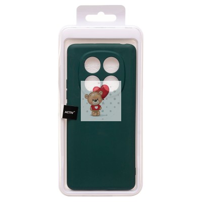 Чехол-накладка для Xiaomi Redmi Note 14 Pro 4G (темно-зеленый) Activ Full Original Design