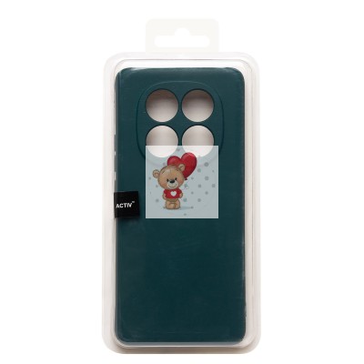 Чехол-накладка для Xiaomi Redmi Note 14 Pro 5G Global (темно-зеленый) Activ Full Original Design