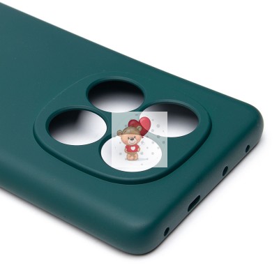 Чехол-накладка для Xiaomi Redmi Note 14 Pro 5G Global (темно-зеленый) Activ Full Original Design