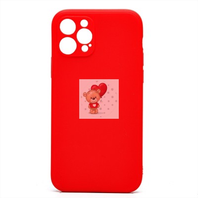 Чехол-накладка для Apple iPhone 12 Pro (красный) Activ Full Original Design с закрытой камерой