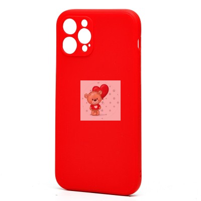 Чехол-накладка для Apple iPhone 12 Pro (красный) Activ Full Original Design с закрытой камерой Чехол-накладка для Apple iPhone 12 Pro (красный) Activ Full Original Design с закрытой камерой