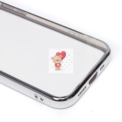 Чехол-накладка для Apple iPhone 12 (серебяный) Activ Pilot