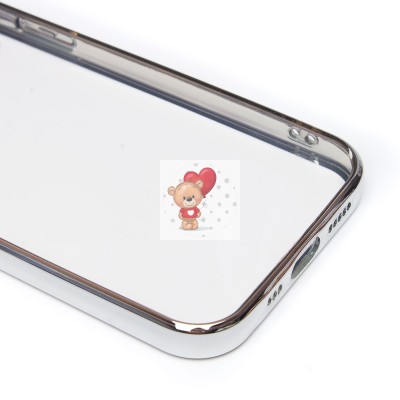 Чехол-накладка для Apple iPhone 12 (серебяный) Activ Pilot