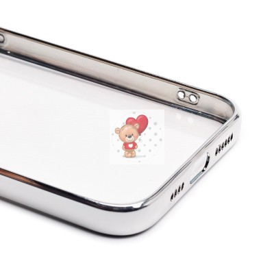 Чехол-накладка для Apple iPhone 15 Plus (серебяный) Activ Pilot