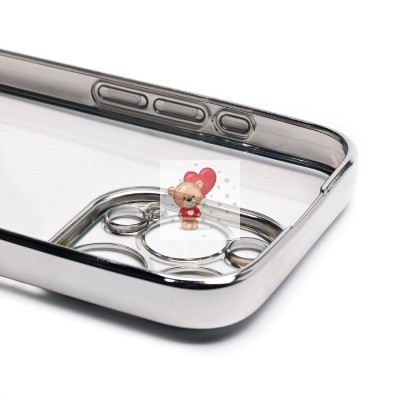 Чехол-накладка для Apple iPhone 15 Pro (серебяный) Activ Pilot