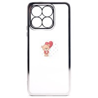 Чехол-накладка для Honor X8a (серебяный) Activ Pilot