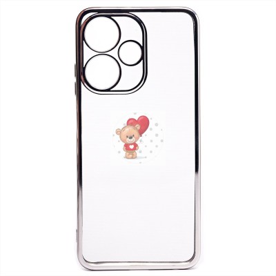 Чехол-накладка для Infinix Hot 30i (серебяный) Activ Pilot Чехол-накладка для Infinix Hot 30i (серебяный) Activ Pilot