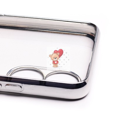 Чехол-накладка для OPPO A17 (серебяный) Activ Pilot