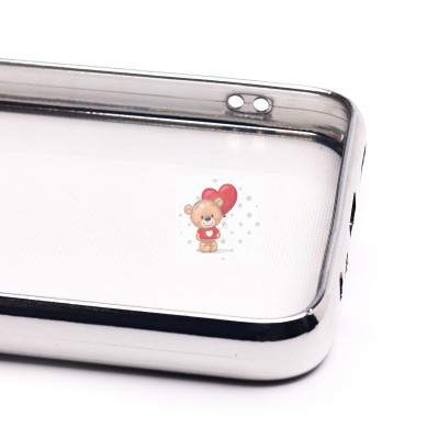 Чехол-накладка для OPPO A17 (серебяный) Activ Pilot