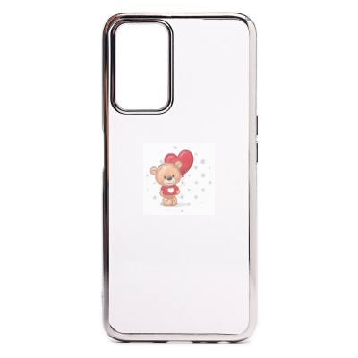 Чехол-накладка для OPPO A96 (серебяный) Activ Pilot