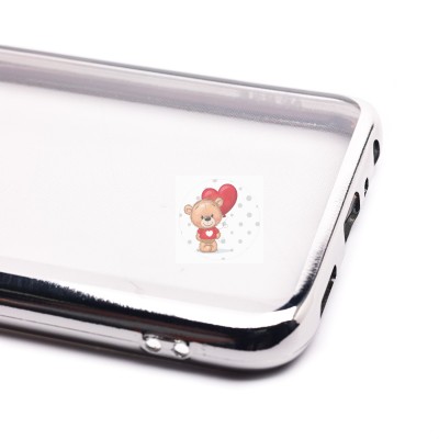 Чехол-накладка для OPPO A96 (серебяный) Activ Pilot