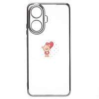 Чехол-накладка для Realme C55 (серебяный) Activ Pilot