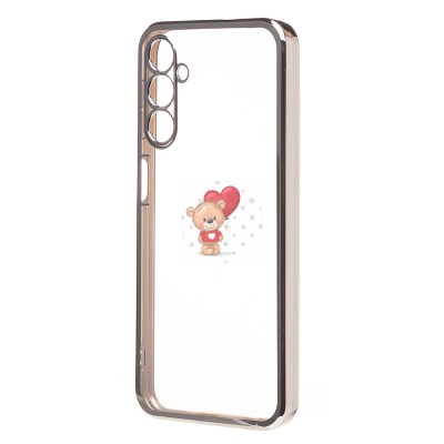 Чехол-накладка для Samsung  A245 Galaxy A24 4G (серебяный) Activ Pilot