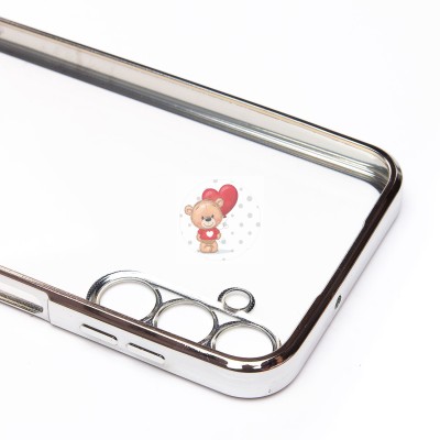 Чехол-накладка для Samsung  A245 Galaxy A24 4G (серебяный) Activ Pilot