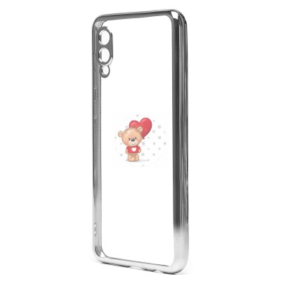 Чехол-накладка для Samsung A022 Galaxy A02 (серебяный) Activ Pilot