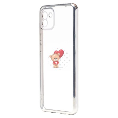 Чехол-накладка для Samsung A035 Galaxy A03 (серебяный) Activ Pilot