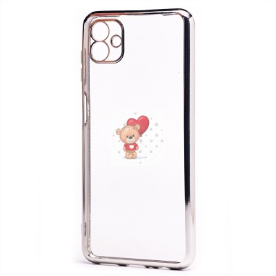 Чехол-накладка для Samsung A045 Galaxy A04 (серебяный) Activ Pilot