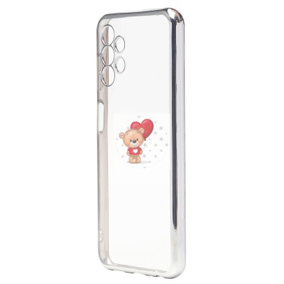 Чехол-накладка для Samsung A135 Galaxy A13 4G (серебяный) Activ Pilot